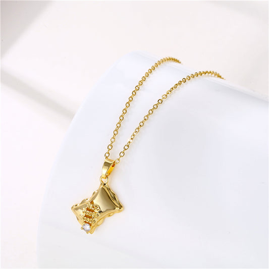 Collar inox, chapado 110