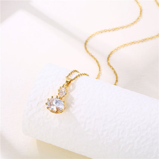 Collar inox, chapado 108