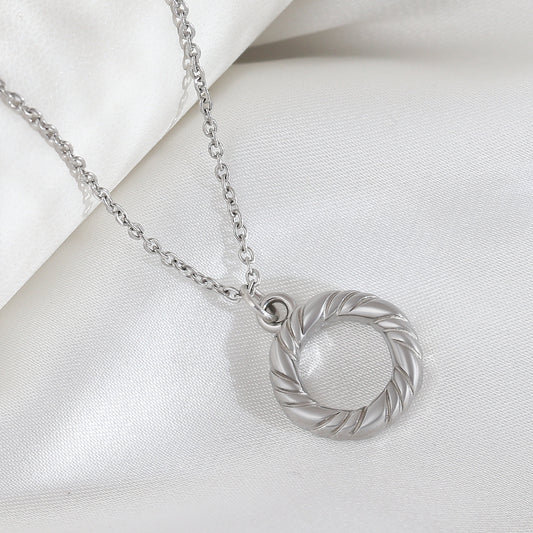 Collar inox, chapado 87