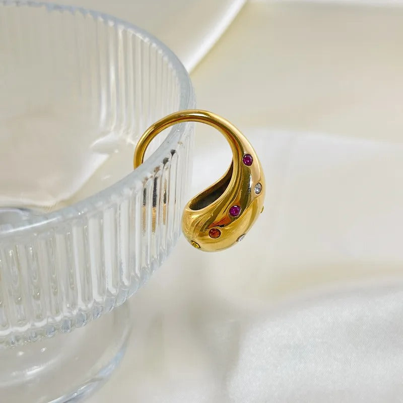 Inox 598 - chapado en oro 18k
