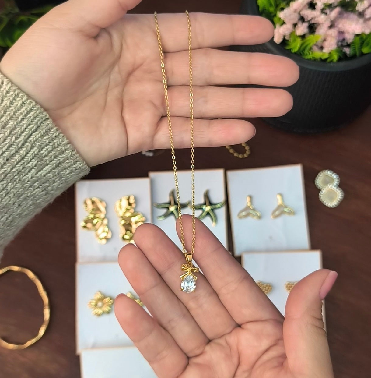 Collar inox, chapado 212