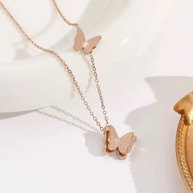Collar inox, chapado 133