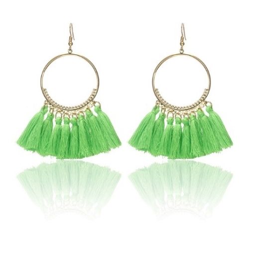 Aretes efori verdes