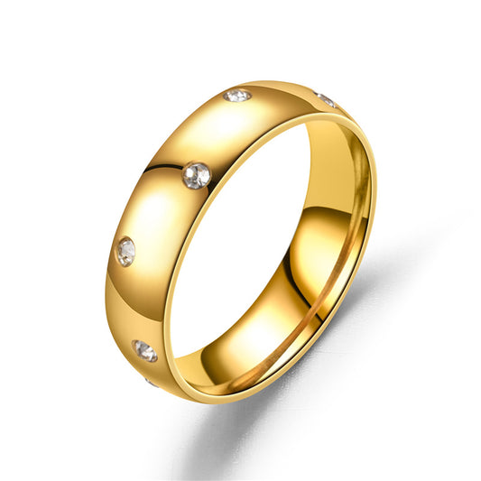 Anillo inox chapado 20 - talla 6