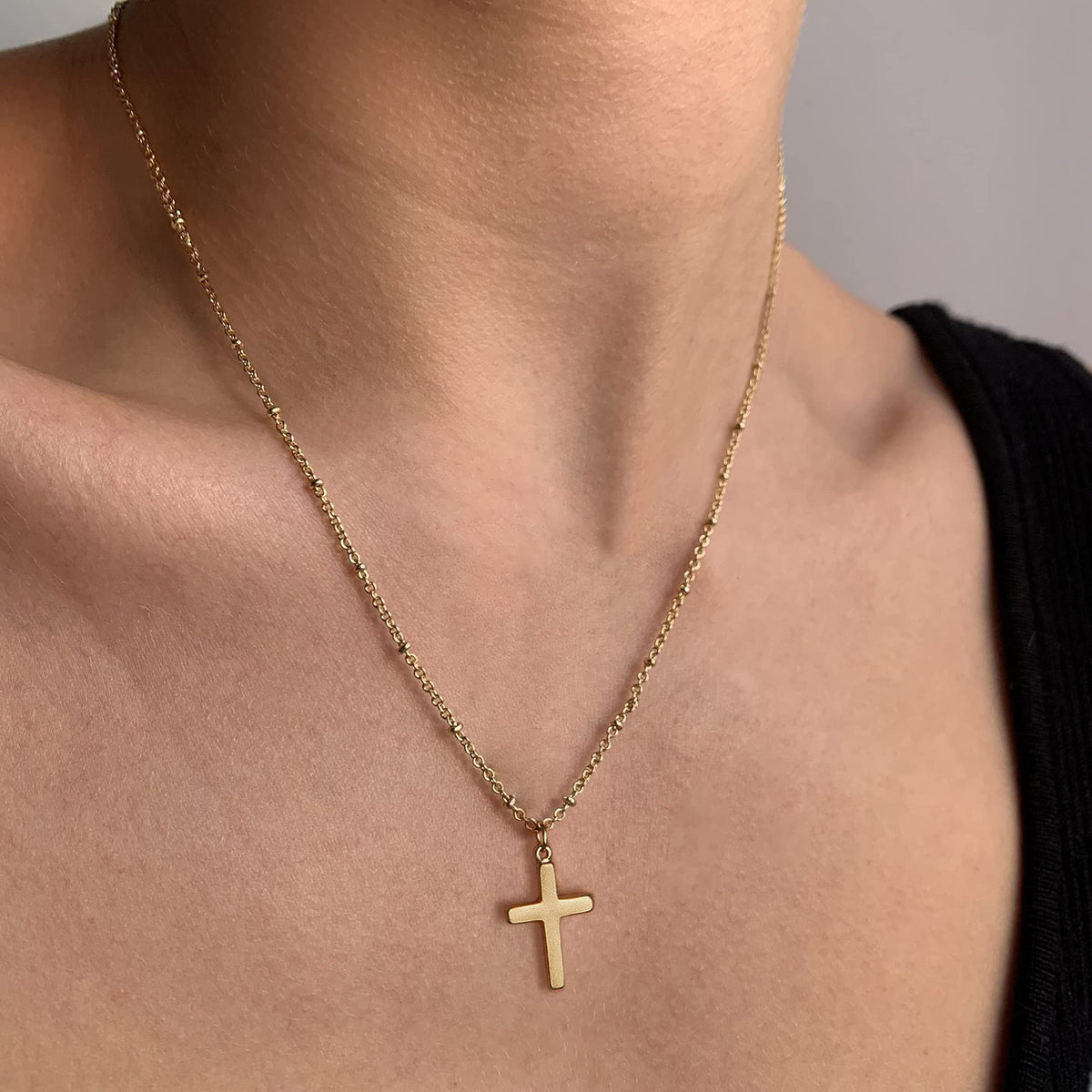 Collar inox chapado 282