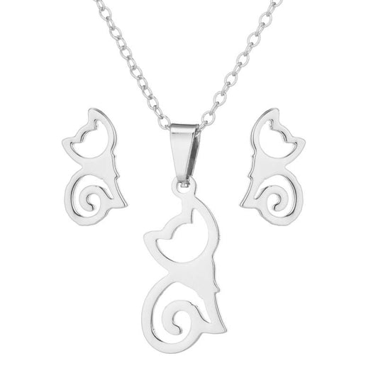 Collar inox chapado 323