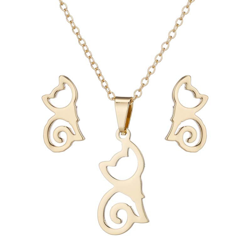Collar inox chapado 324