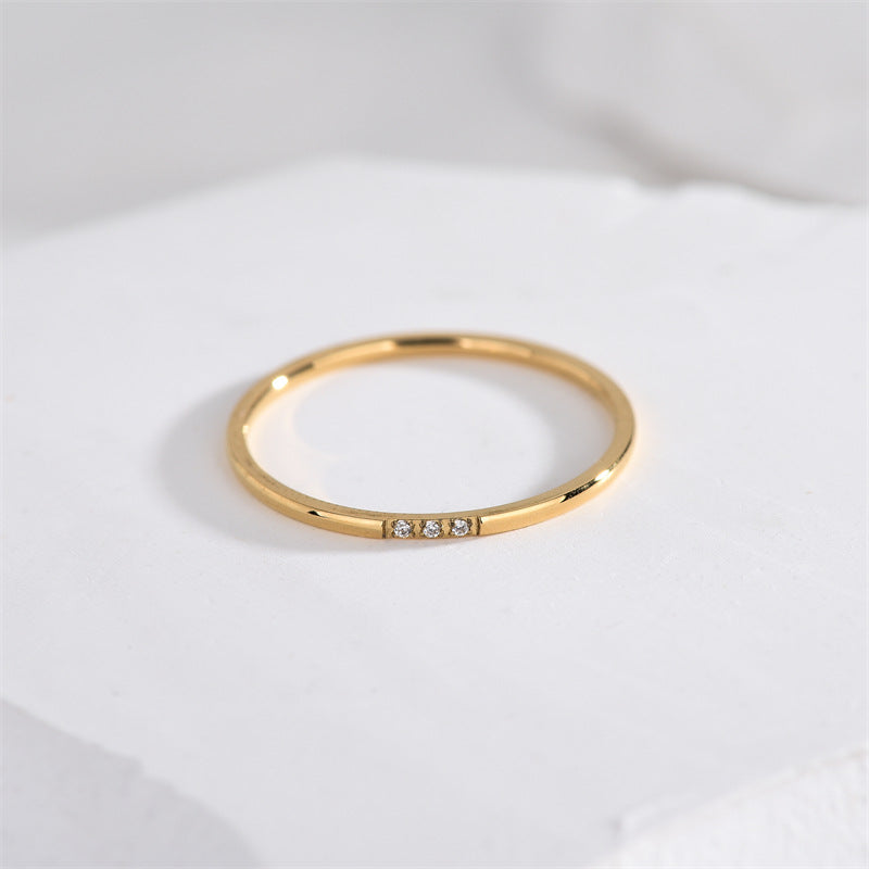 Anillos inox chapado 289 (Talla 7)