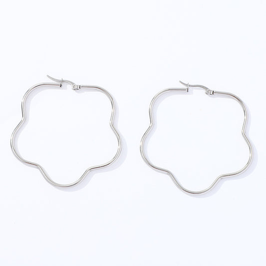 Aretes inox chapado 89