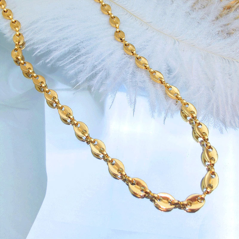 Collar inox chapado 285
