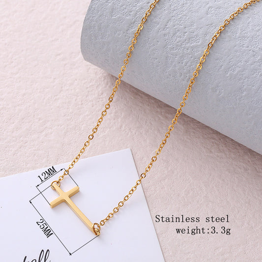 Collar inox chapado 74