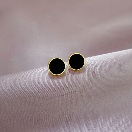 Aretes inox chapado 580