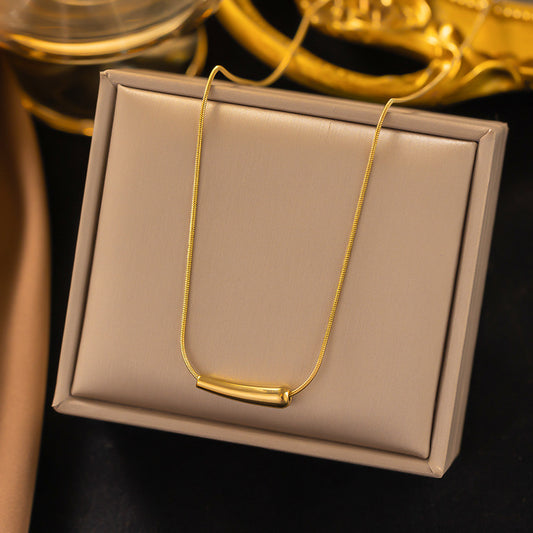 Collar inox chapado 68