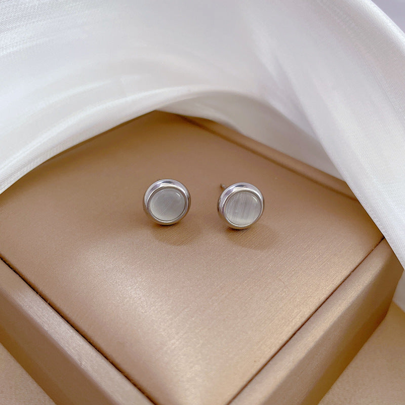 Aretes inox chapado 521