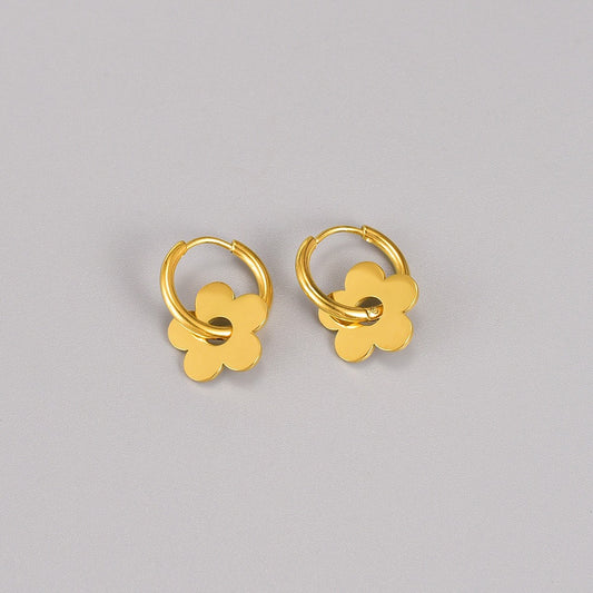 Aretes inox chapado 420