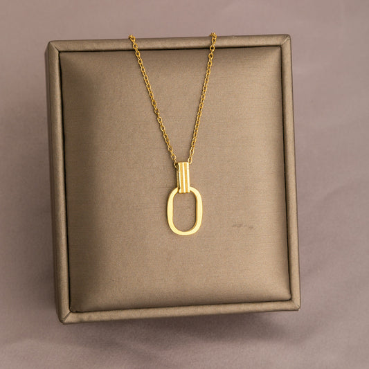 Collar inox chapado 108