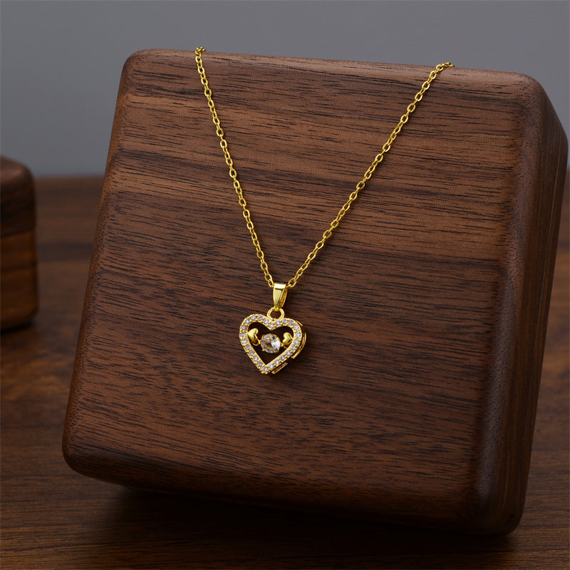 Collar inox chapado 21