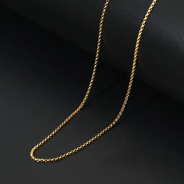 Collar inox chapado 350