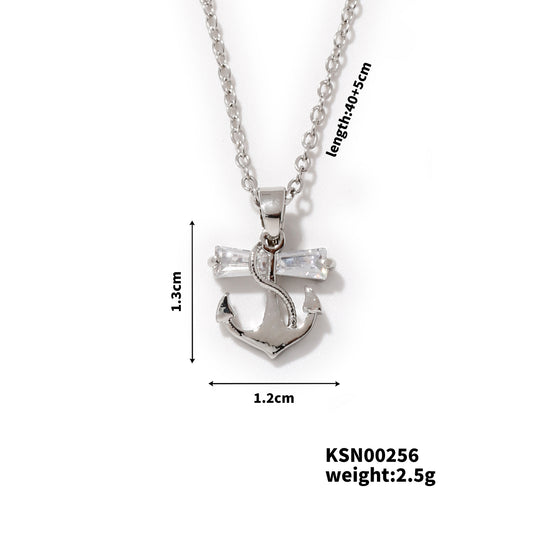 Collar inox chapado 156