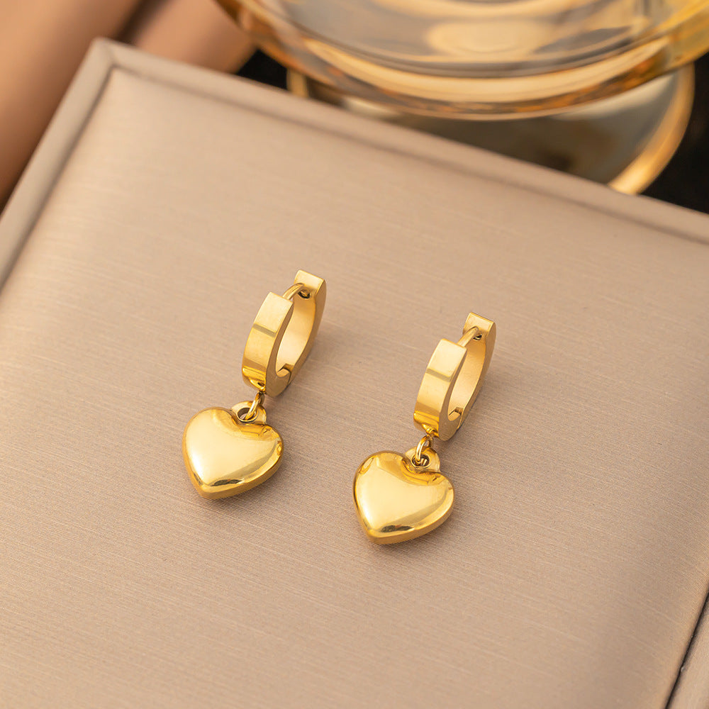Aretes inox chapado 360