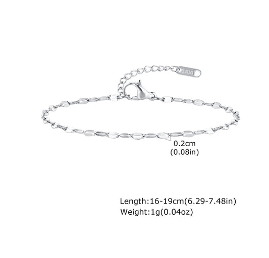 Manilla inox, chapado 255