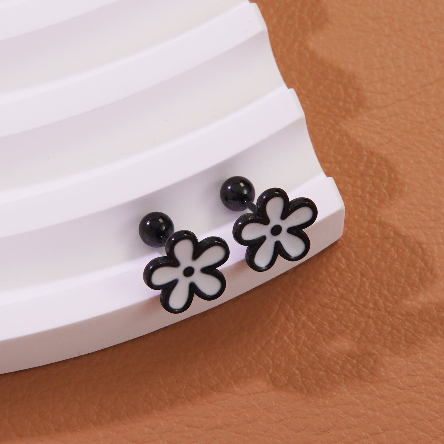 Aretes inox chapado 426