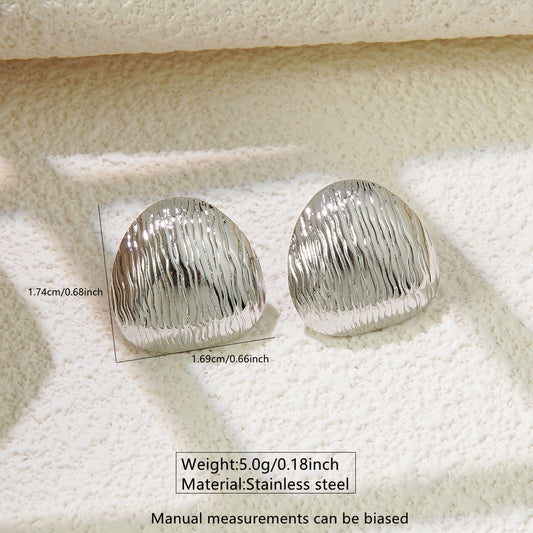 Aretes inox chapado 248