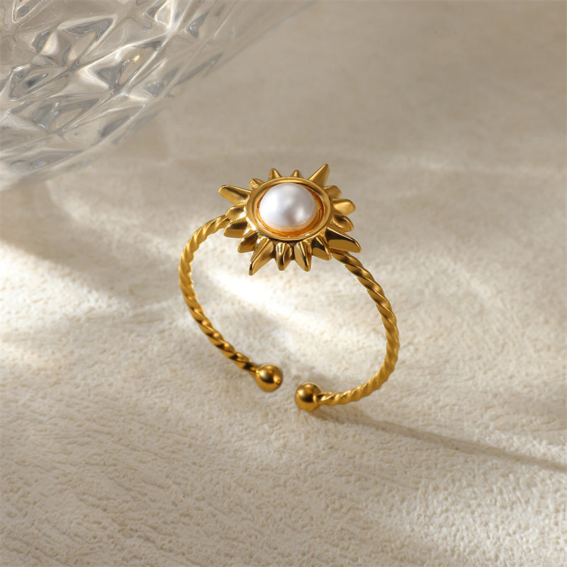 Anillo inox chapado 133