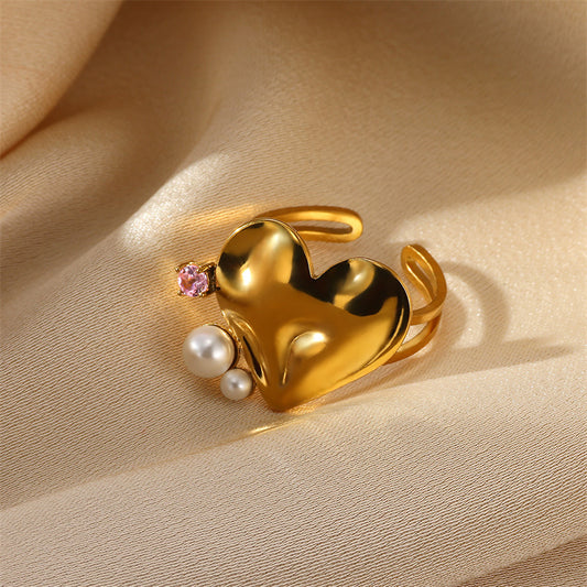 Anillo inox chapado 113
