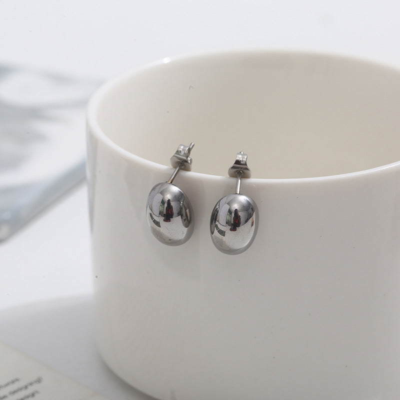 Aretes inox chapado 367