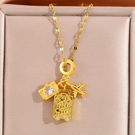 Collar inox chapado 217