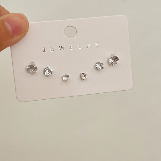 Aretes inox chapado 176