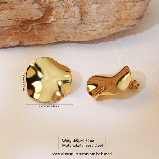 Aretes inox chapado 321