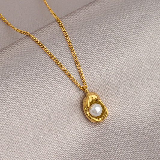 Collar inox, chapado 33