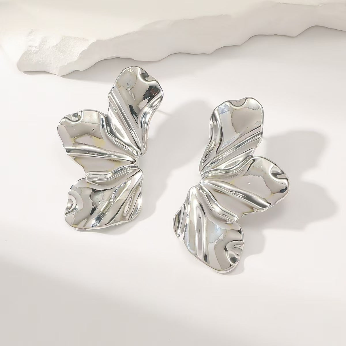 Aretes inox chapado 262