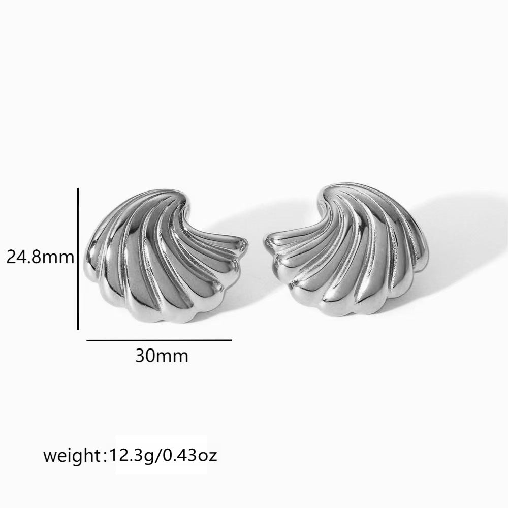 Aretes inox chapado 265