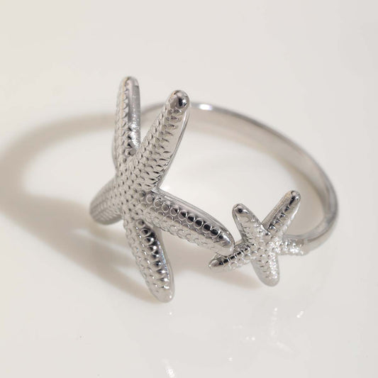 Anillo inox chapado 35