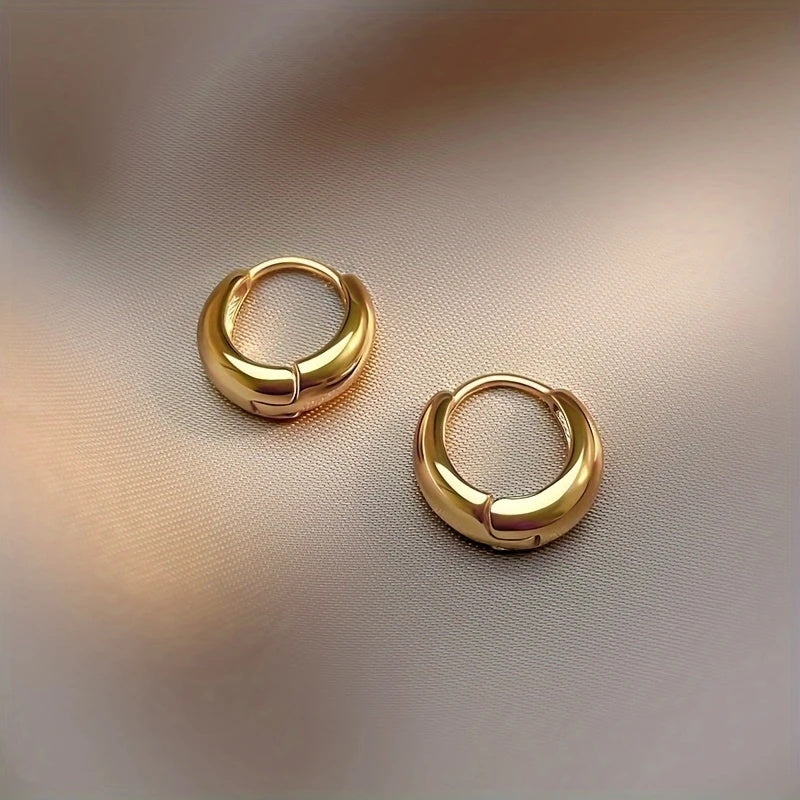 Aretes inox chapado 371