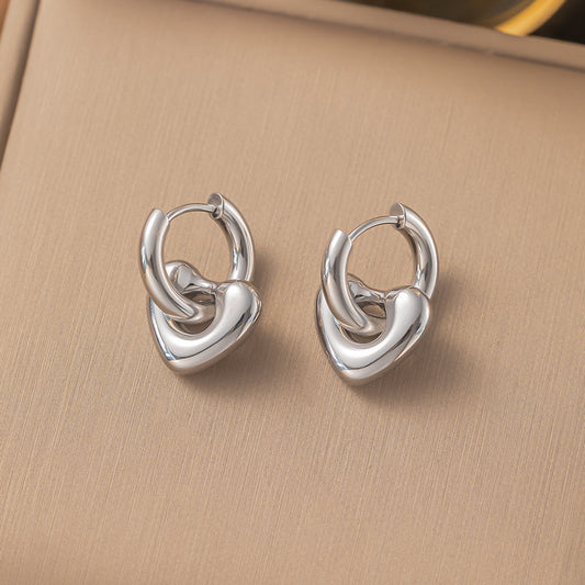 Aretes inox chapado 399