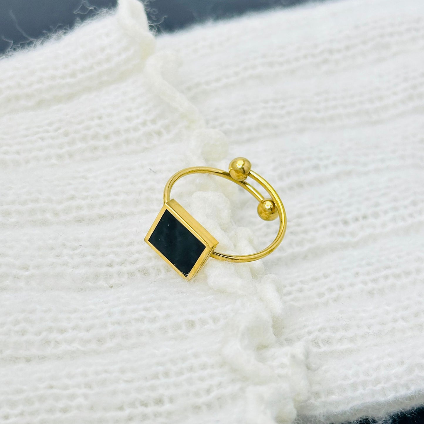 Anillo inox chapado 138
