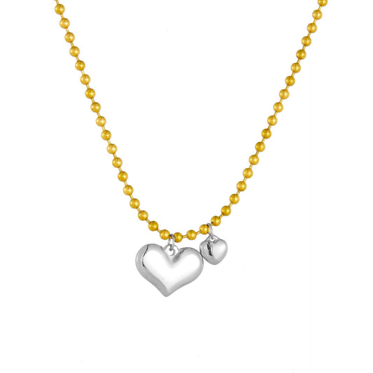 Collar inox chapado 13