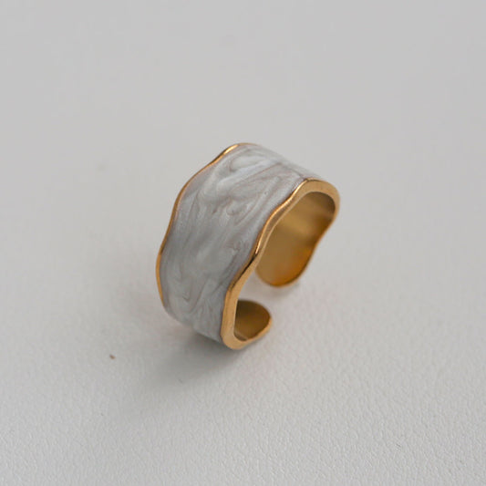 Anillo inox, chapado 164