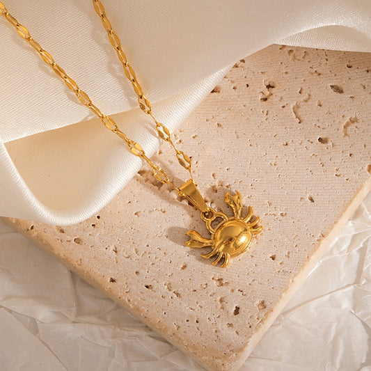 Collar inox chapado 166