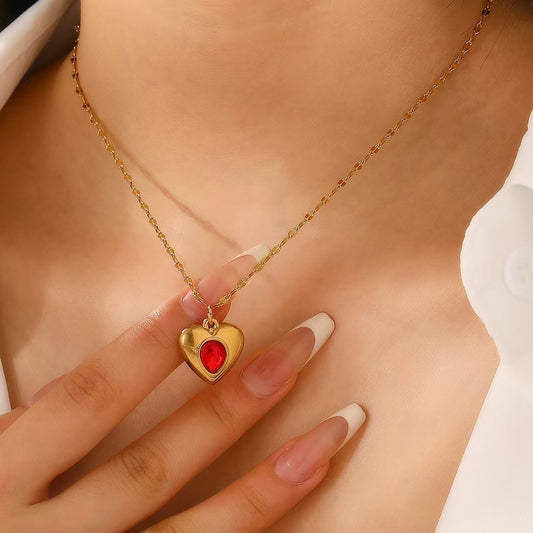 Collar inox chapado 19