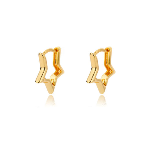 Aretes inox chapado 461