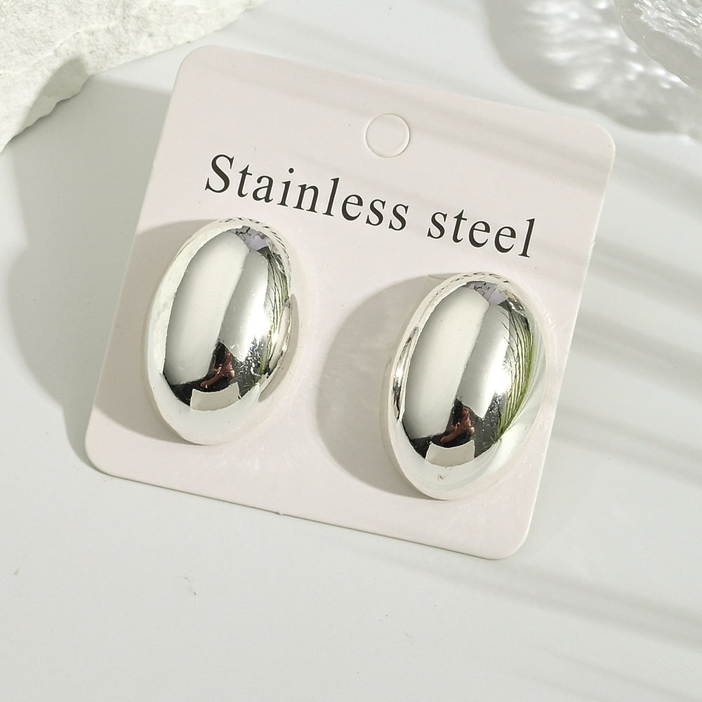 Aretes inox chapado 223