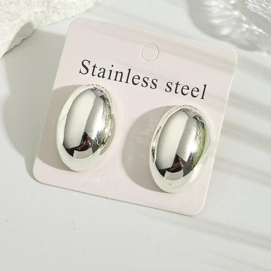 Aretes inox chapado 223