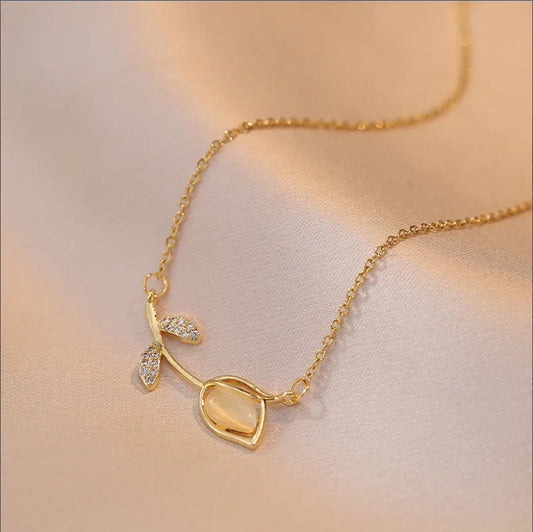 Collar inox chapado 278