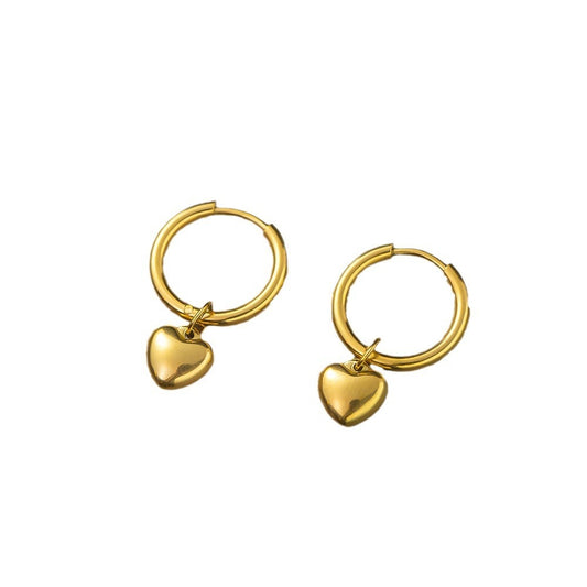 Aretes inox chapado 183