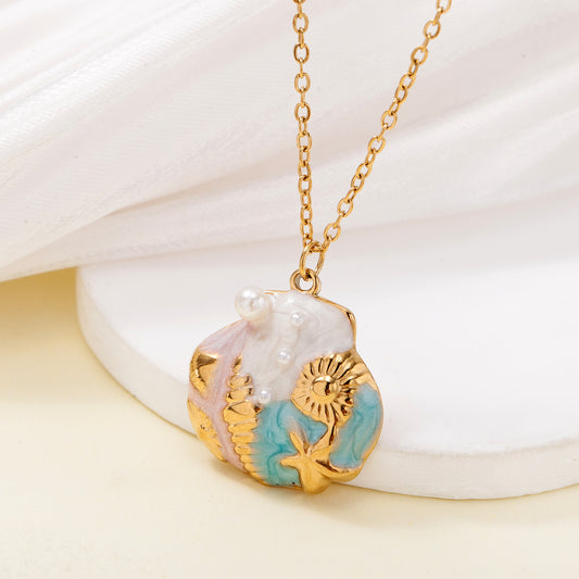 Collar inox chapado 175